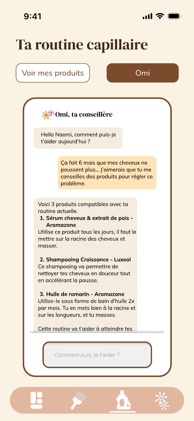 Omi, l’interface de conseil personnalisé